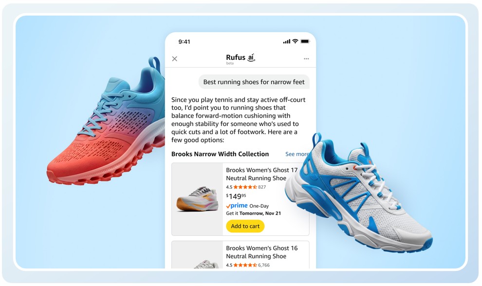 Amazon Rufus AI search and discovery