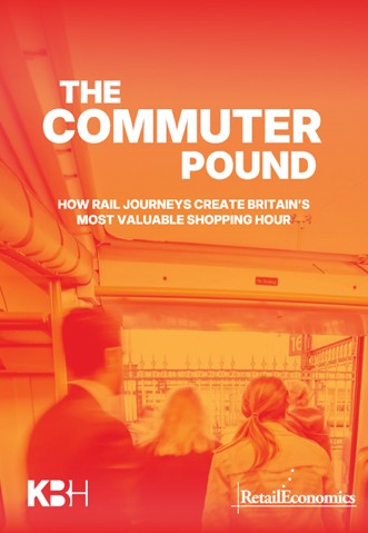 Cover of ‘The Commuter Pound’ report by KBH and Retail Economics