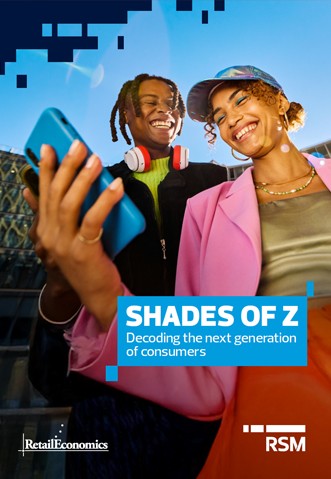 Cover of the Shades of Z report by Retail Economics and RSM