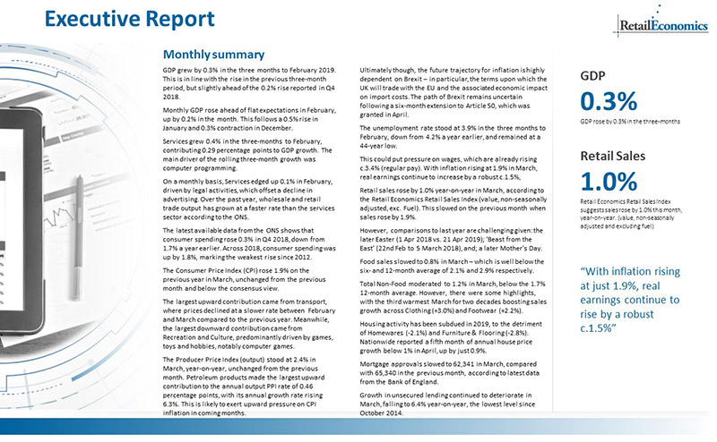 uk executive report retail economics executive report